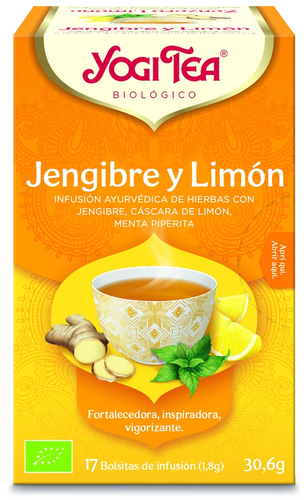 INFUSION XENXIBRE LIMON YOGI TEA 17B