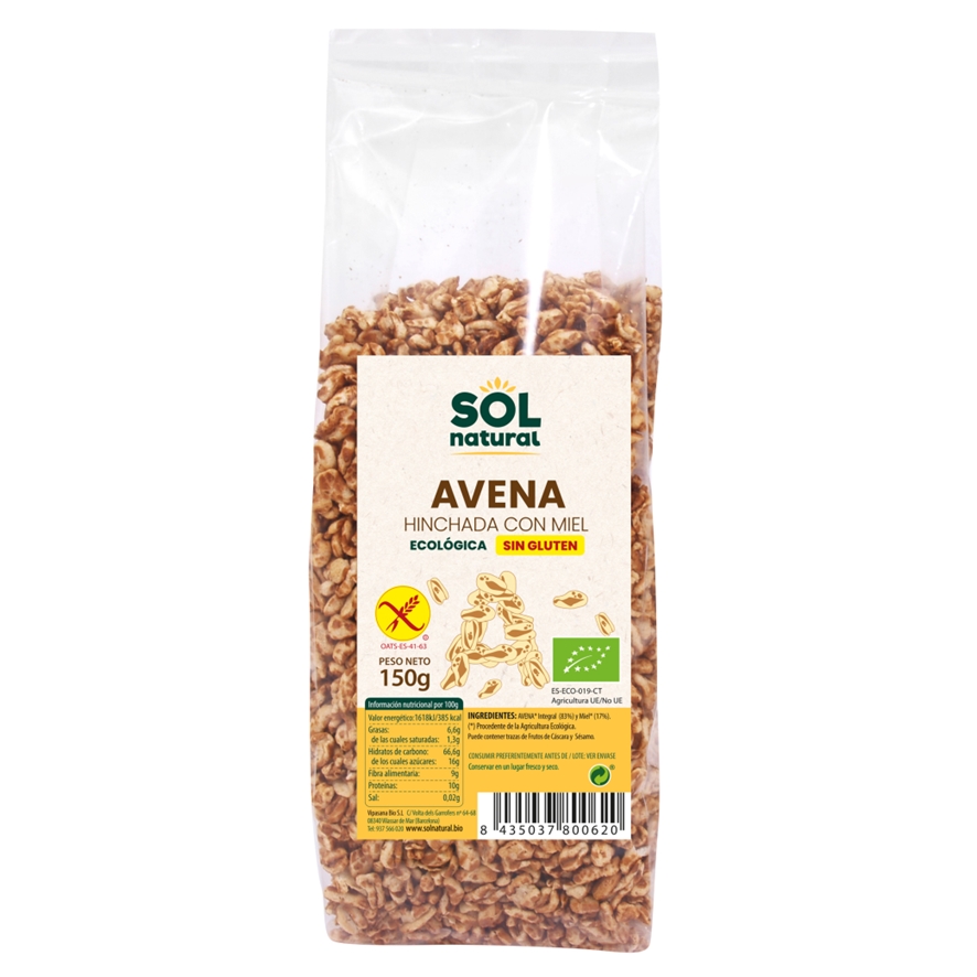 AVEA INCHADA MEL S/G SOLNATURAL 150G [P]