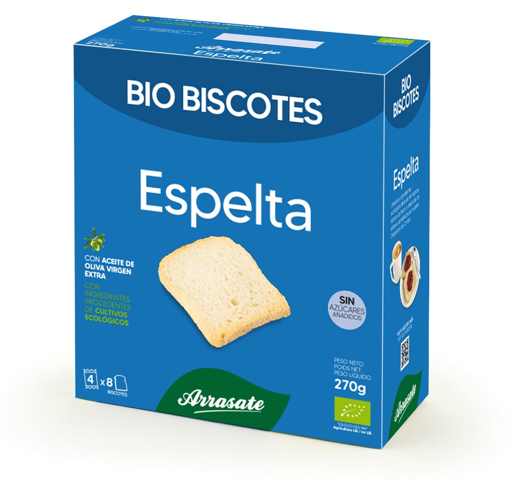 TOSTAS ESPELTA ARRASATE 270G
