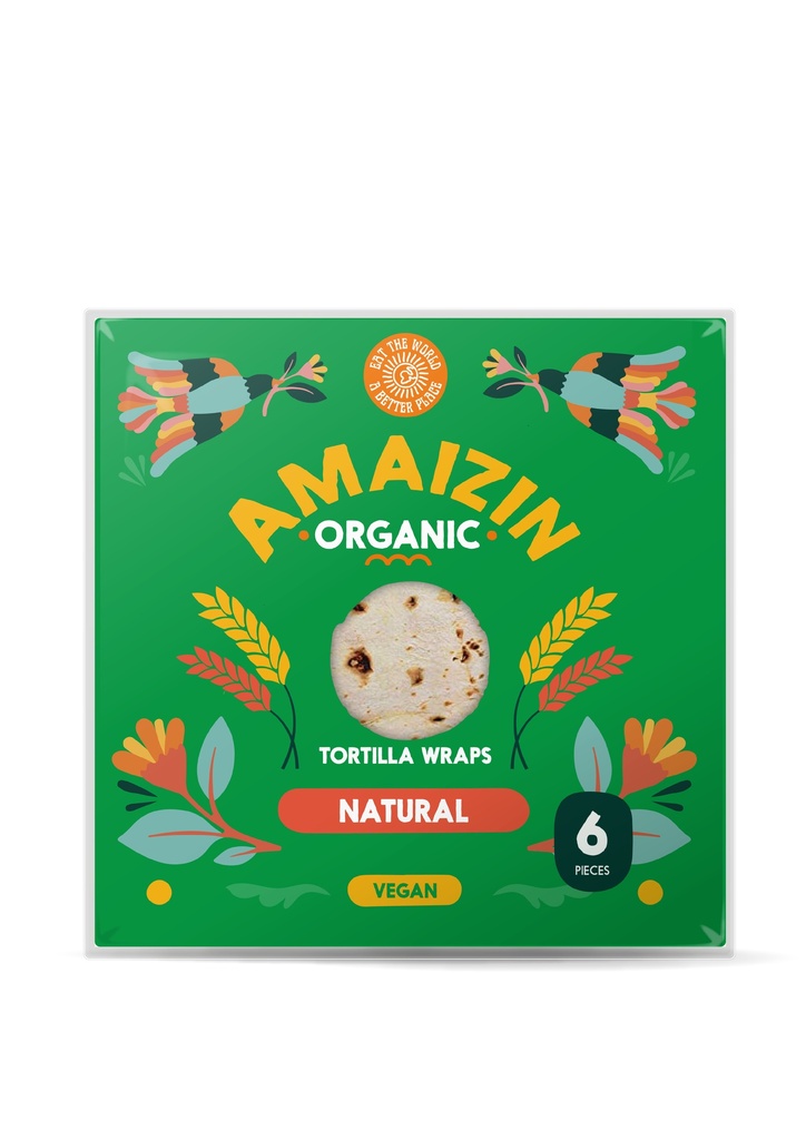 TORTIÑA WRAP TRIGO AMAIZIN 6UD