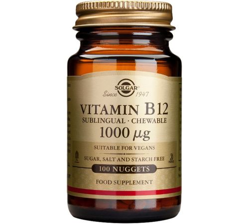 [33984031807] VITAMINA B12 100MCG SOLGAR 100COMP