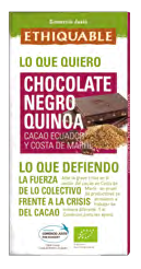 [3760091726940] CHOCOLATE QUINOA 63% ETHIQUABLE 100G
