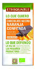 [3760278860320] CHOCOLATE LARANXA CONFEITADA ETHIQUABLE 100G