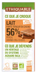 [3760278863970] CHOCOLATE LEITE 56% ETHIQUABLE 100G