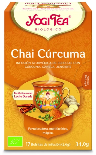 [4012824404151] INFUSION CHAI CURCUMA YOGI TEA 17B