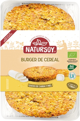 [8414200301799] HAMBURGUESA QUEIXO CABRA MEL NATURSOY 200G