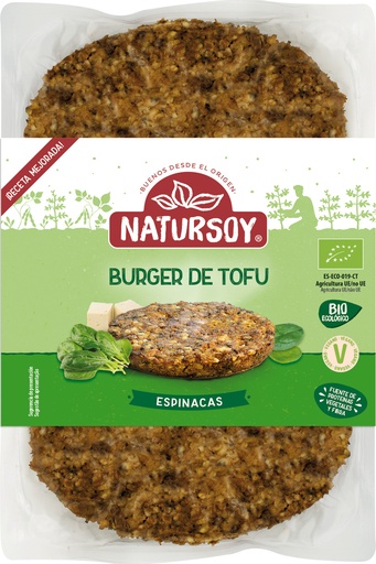 [8428159100167] HAMBURGUESA TOFU ESPINACAS NATURSOY 2UD 160G