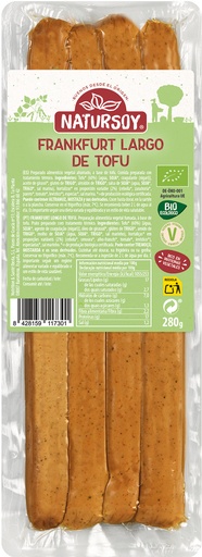 [8428159117301] SALCHICHAS FRANKFURT LONGO NATURSOY 280G