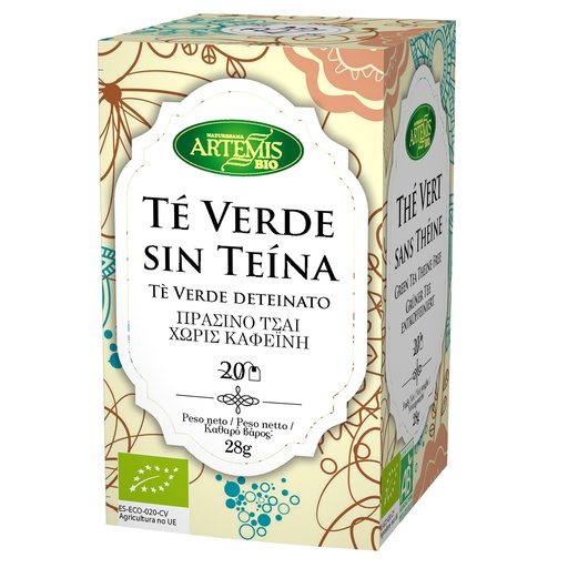 [8428201310674] TE VERDE DESCAFEINADO ARTEMIS 20B