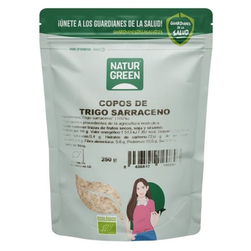 [8436542190893] FLOCOS TRIGO SARRACENO S/G NATURGREEN 250G