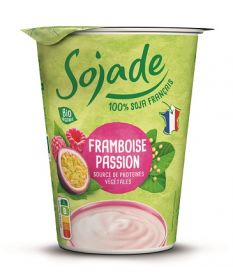 [3273227082242] SOBREMESA SOIA FRAMBUESA FRUTA DA PASION SOJADE 400G