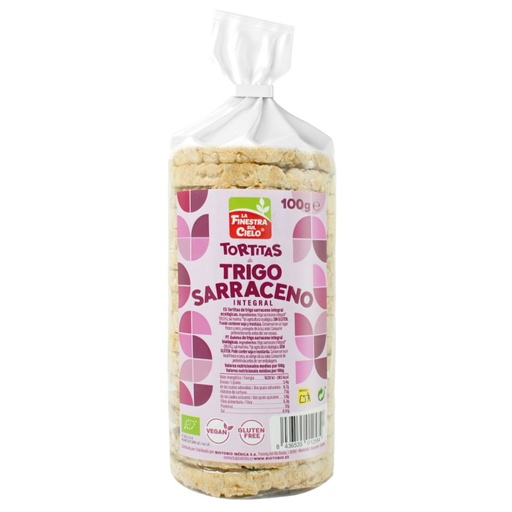[8436535012584] TORTAS TRIGO SARRACENO INTEGRAL FINESTRA 100G