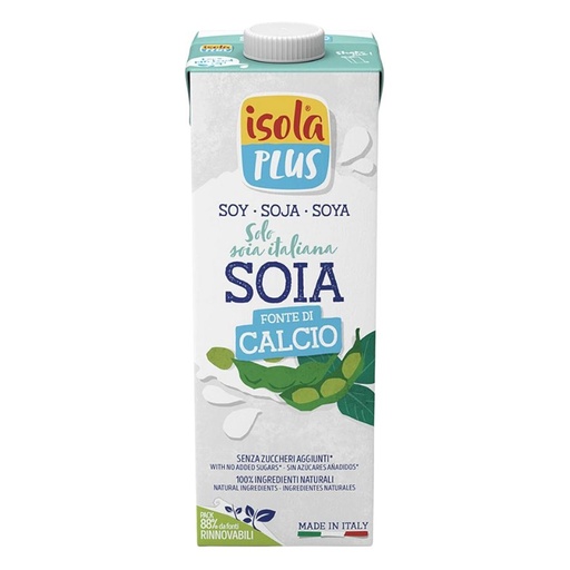 [8023678731771] BEBIDA SOIA CALCIO ISOLABIO 1L [P]