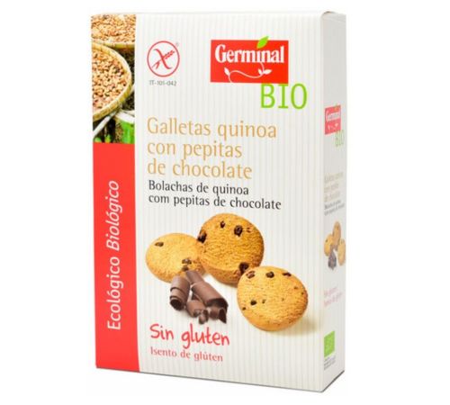 [8001091002340] GALLETA PEPITAS CHOCOLATE S/G GERMINAL 250G